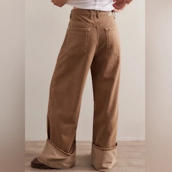 We the Free Final Countdown Cuffed Low Rise Jeans TUMBLEWEED 29 - Picture 3 of 16